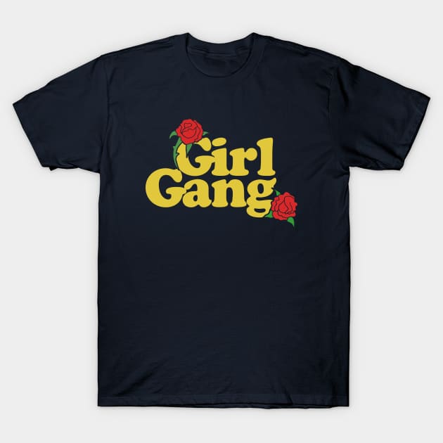 Vintage Girl Gang T-Shirt by bubbsnugg